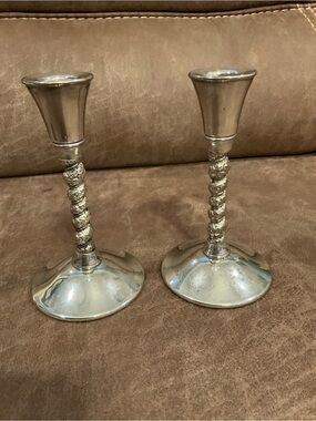 Valero Silver-plate Hollowware Candlesticks